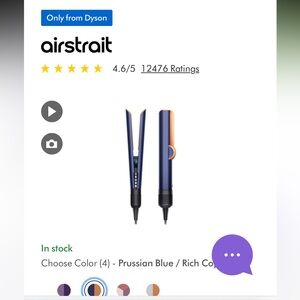 Dyson Airstrait in Prussian Blue/Rich Copper ❣️